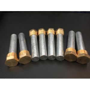 ANODE 194-CME4 SIZE 3/4"X3-3/8" PLUG 3/4" PIPE UNC 1/2" PENCIL ZINC ENGINE BOAT