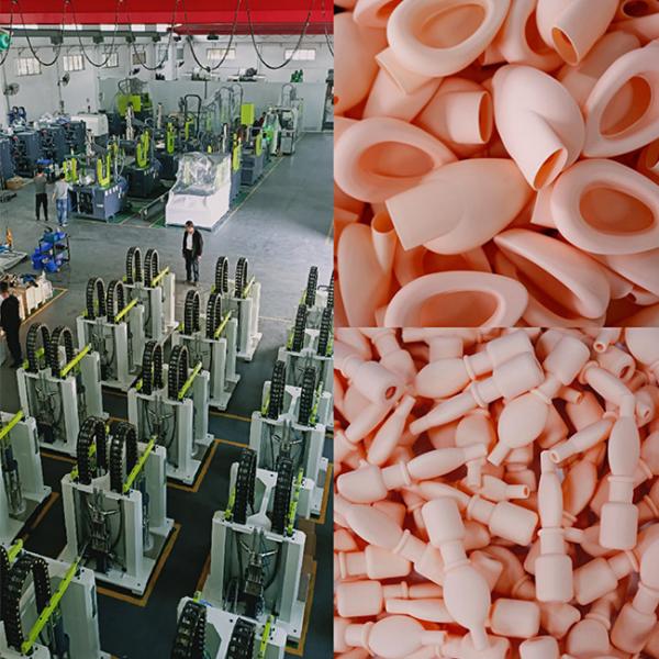 450 * 450mm Rubber Injection Moulding Machine , Durable Horizontal Injection