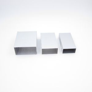 T5 6063 Square Section Aluminium Tube Profiles Powder Coated