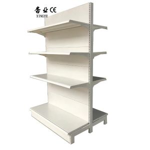 Factory Custom size color double-sided supermarket shelves supermarket gondola