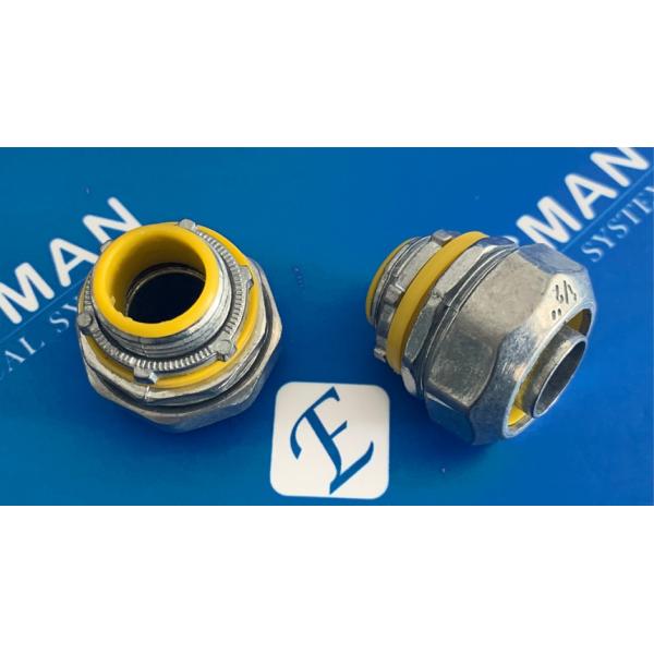 Zinc Straight Liquid Tight Connector 1/2 Inch