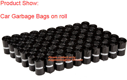 Car Garbage bags on roll, Colored Dustbin Bin Liners, Trash Bag Roll, Garbage