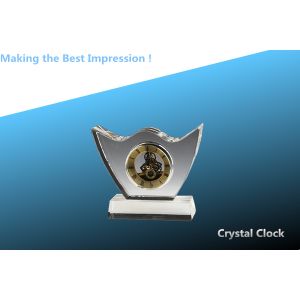 "w" crystal clock/glass "w" clock/heart-shaped clock/crystal clock/clock