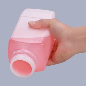 SCREW CAP Square Plastic Bottles for Powder Solids Gel Container UMETASS 250ML