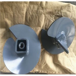 Grey Painted Grounding And Earthing Products Welded Power Driven Ground Screw