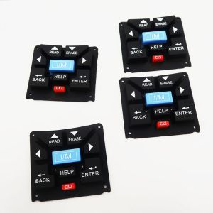 High Durability Silicone Rubber Key for Temperature Range -40C To 250C