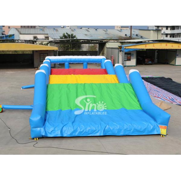 15x6m 6 Lane Vertical Rush Slide Adults Inflatable Obstacle Course For Outoor