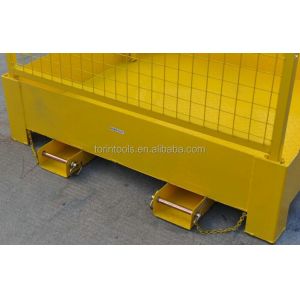 Torin LK74 Large Welded Mesh Powder Coated Finish Folding Forklift Metal Safety