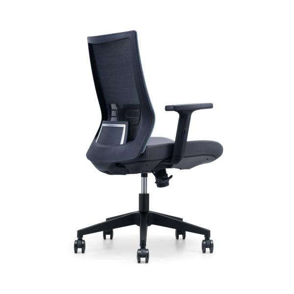 Modern Design Style Fabric Mid-back Mesh Office Executive Chair with 2D Arm Ergonomic