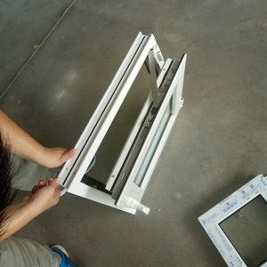 Single Glazed Aluminum Tilt And Turn Windows Swing For Casement