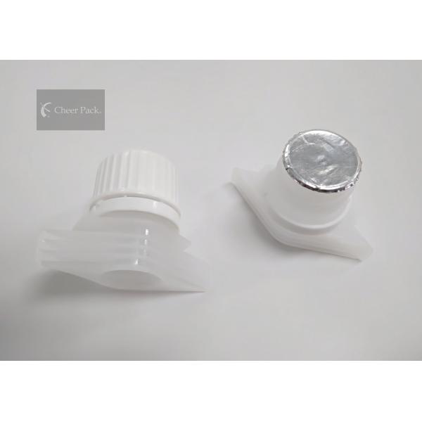 Quality Full Seal Type Plastic Spout Caps 18 Millimeter Outer Diameter For Fruit Juice Pouch wholesale