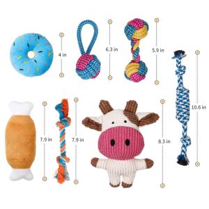 Natural Stuffed Squirrel Dog Plush Toys For Puppies