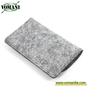 For iphone 7 plus 5.5 inch Gray universal wool felt mobile phone bag case