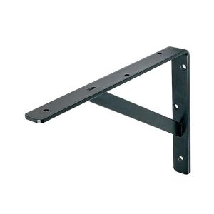 Black Wood Shelf Bracket Pattern with Customized Single-side Bracket and