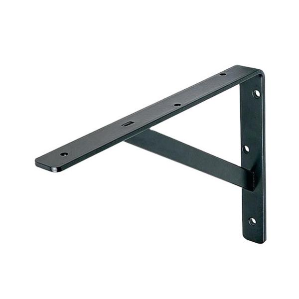 Black Wood Shelf Bracket Pattern with Customized Single-side Bracket and