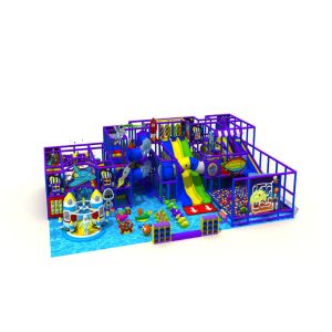 Big Size Indoor Amusement Park Equipment With Ball Pool Space Style KP190313