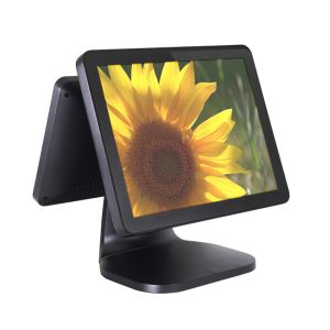 Professional Flat Double Side Dual Screen Pos 15.6 Inch With Fast Heat Emission