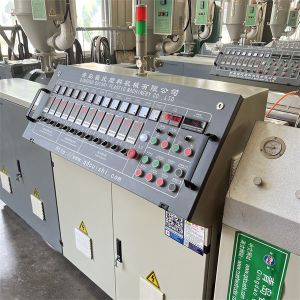 Single Screw Extruder Single Wall Corrugated Pipe Machine For Plastic PE PVC PP