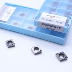 China Metal Material High Wear Resistance Advantage Cermet CNC Turning Inserts CCGT03 CCGT06 CCGT09 with S Finish Chip Breaker on sale
