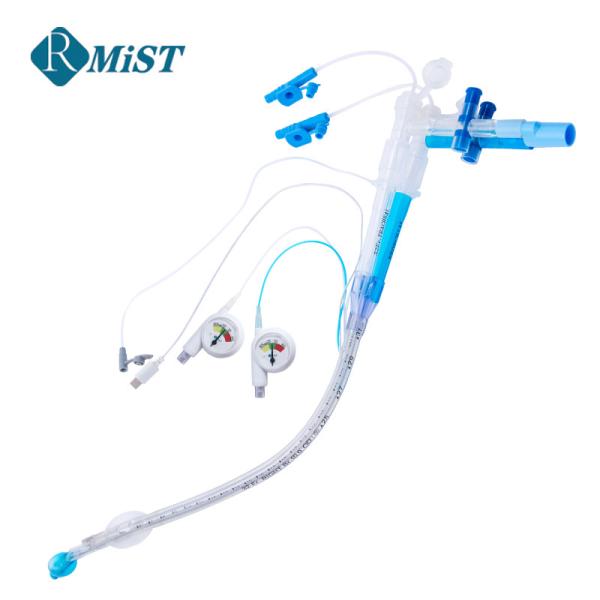 Quality ICU Double Lumen Cuffed Tracheostomy Tube Trachea Cannula wholesale