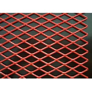 China PVC Spraying Stamping Aluminum Expanded Metal Mesh 0.5 Thickness For Security on sale