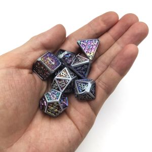Board game GST Multipurpose metal dice polyhedral Durable DND