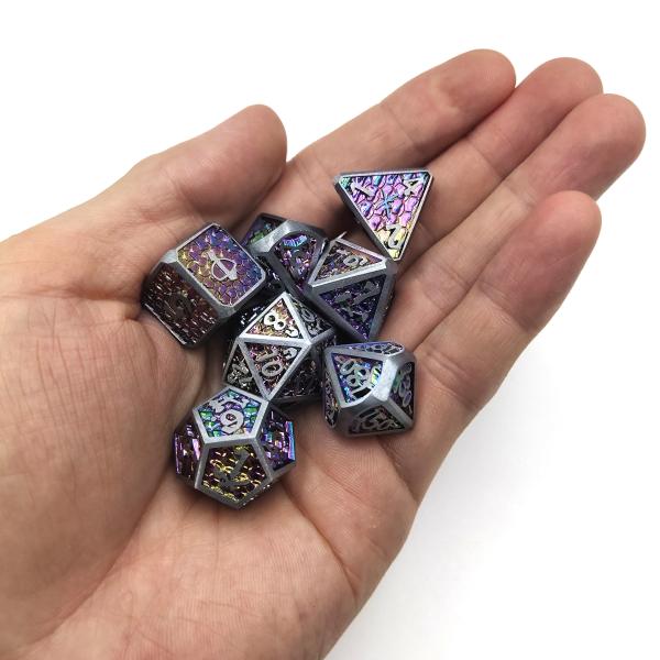 Quality Board game GST Multipurpose metal dice polyhedral Durable DND wholesale