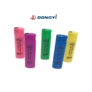 Torch Dy-F005 Model Plastic Windproof Butane Gas Lighter for Cigarette and