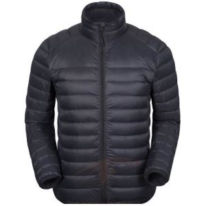 Cheap Packable Mens Light Down Jacket Standard Thickness Plain Dyed Type Sustainable for sale