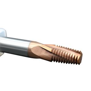 Cheap NPT Nptf Tungsten Carbide Taper Thread Endmills for CNC Threading for sale