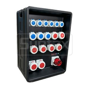 Syntax MD4 Three Phase 125A Power Distro Box In PE IP67 With Schneider Breakers