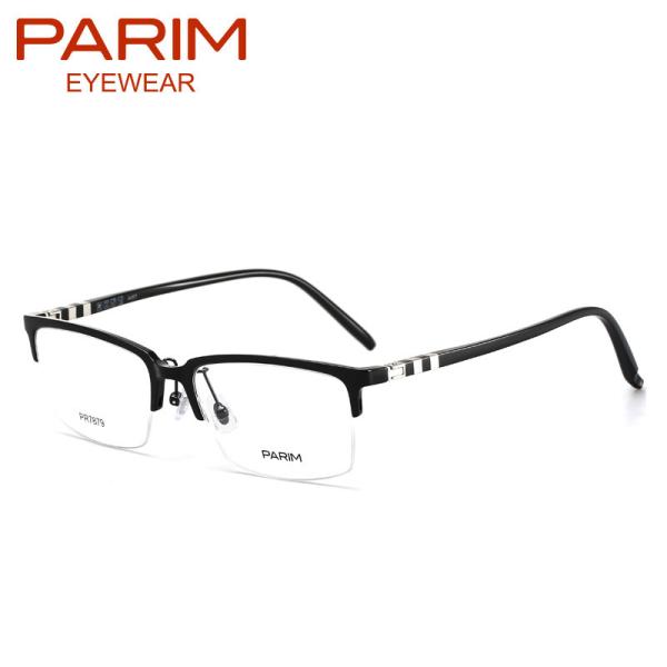 Quality Light Half Frame Eyeglasses Optical Frames With Black / Blue / Brown Frame wholesale