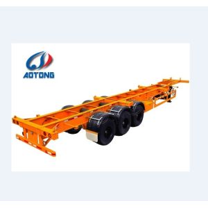 3 * 13ton Capacity Axles 45ft Skeleton Semi Trailer with 2''/3.5'' Bolt Type Kin