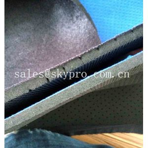 Fade Resistant Breathable Neoprene Fabric Roll Double - Sided Polyester Knitted