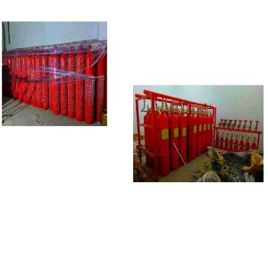 20Mpa IG541 Gas Fire Extinguishing System 80L 82L 90L High Efficiency Mixing