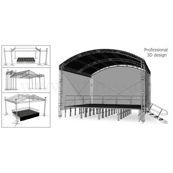 3m Span Aluminum Party Tent Pvc Covering Material Concert Truss Roof Systems