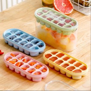 Food Grade Silicone Ice Cube Mold for Large Capacity Storage in Household