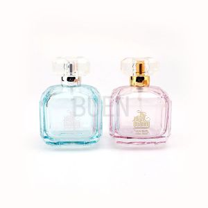 China Essential Oil Glass Perfume Bottle Anodized Aluminum Nozzle，Empty Perfume Bottles 100ml on sale