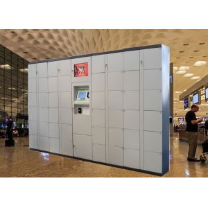 Cheap Electronic Smart Pin Code Airport Luggage Storage Locker with Card Payment and remote management platform for sale
