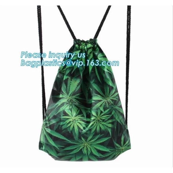 Quality Recycled foldable polyester bag,Custom logo printed basketball backpack 210D polyester printing drawstring bag bagease wholesale