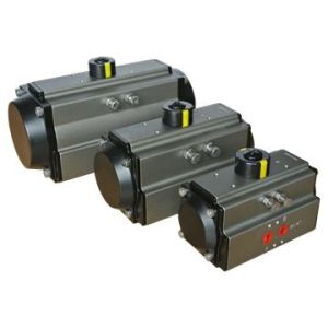 Nickel Plated Pneumatic Actuator with ISO5211/DIN3337 and VDI/VDE3845 Standards