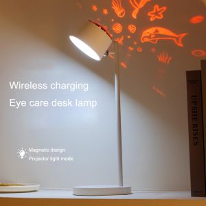 China White Wireless Charging Lamp Indoor Night Table Lamps Smart With HD projection on sale