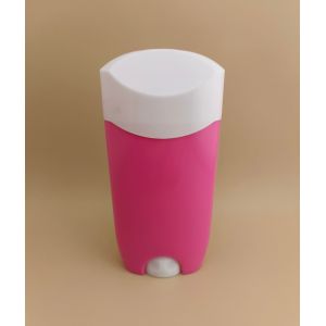 China Rose Big Smooth Lip Balm Packaging with White Lid 2311 for Lipsticks on sale