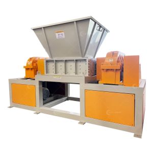 Carbon Steel Material Processing Double Shaft Shredding Machine for Packaging