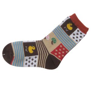 Knitted soft custom color, design classic Patterned Kid Socks