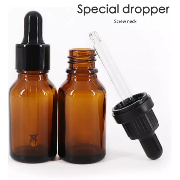 5ml 15ml 20ml 30ml 50ml Cosmetic Packaging Round plastic Collar Facial Essential