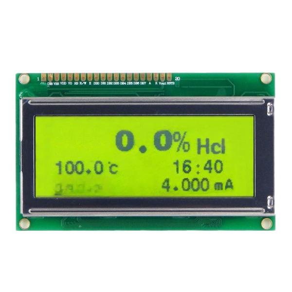 Quality 3.5 Inch COG LCD Display 20 Pin Parallel Port Connection Resolution 192*64 Graphic Display Driver IC S6B0107 Brightness 350cd/m2 wholesale