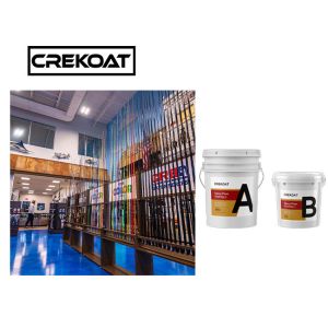 Slip Resistance Crystal Metallic Epoxy Resin Coating Black And Gold Epoxy Floor