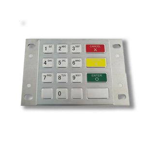 16 Keys Metal IP65 Waterproof Numeric Keypad For Self Service Vending Kiosk