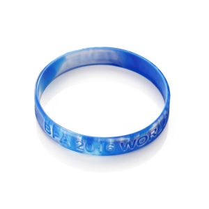 China Order wristbands online swrilled color logo engraved adult size on sale